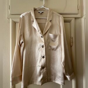 Cream Topshop Blouse, Size 12